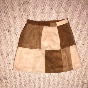 Hollister Suede Skirt
